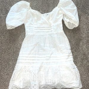 White ASOS dress